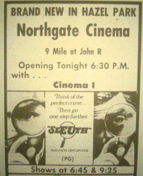 Northgate Cinemas - 1972 Ad (newer photo)